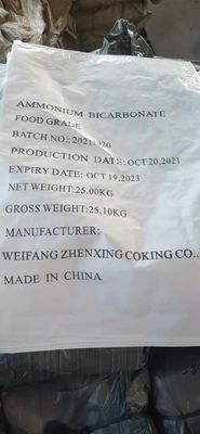 Food Grade Ammonium Bicarbonate CAS 1066-33-7 EINECS 213-911-5 Shelf Life 12 Months