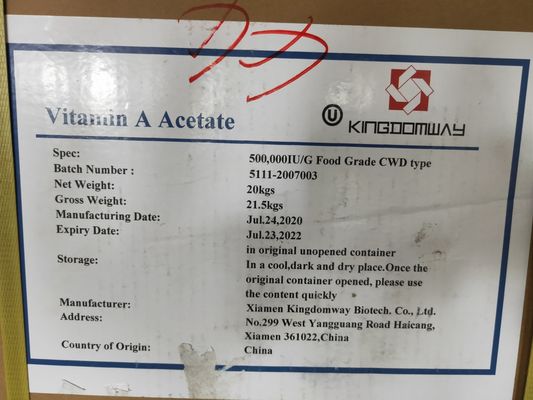Top- Vitamin A1000 000 Iu/G Feed Grade for Poultry Feed EINECS 200-673-2 Certified