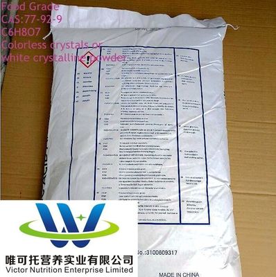 Efficiency Ctric Acid Anhydrous Formula C6h8o7 CAS 77-92-9 with Normal Storage Method