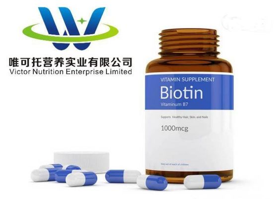 Feed Grade D-Biotin Pure Vitamin B7 with Customization Option 12 Months Shelf Life