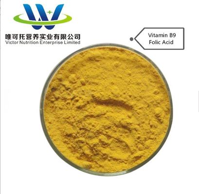 Paper Packaging Feed Grade Vitamin B9/Folic Acid for Feed Supplement＞90% Active Substances
