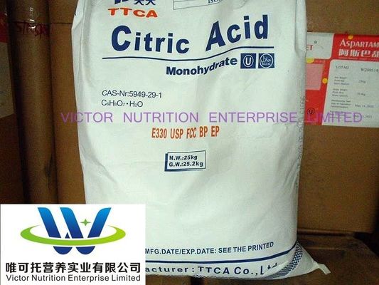 Citric Acid Anhydrous/Monohydrate/Mono for Plaster Customized Request Nutritional Value
