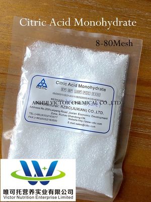 Citric Acid Anhydrous/Monohydrate/Mono for Plaster Customized Request Nutritional Value