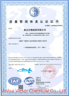 HALAL Sodium Hyaluronate Obtained from Microbial Fermentation at pH 6.6 CAS 9067-32-7