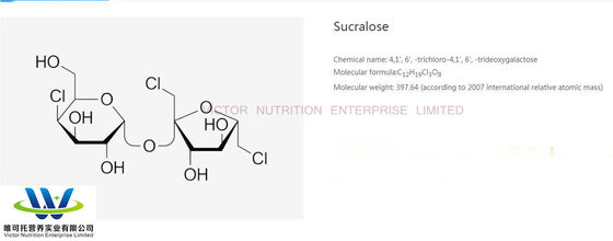 Stabilization Effect Sucralose Powder CAS 56038-13-2 EINECS 259-952-2 for Food Additive