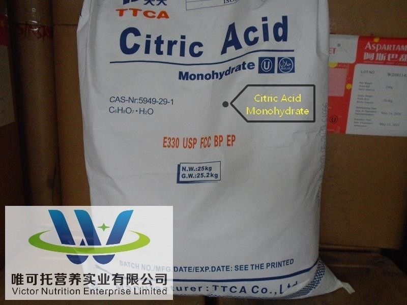 Supply Citric Acid and Citric Acid Anhydrous EINECS 201-069-1 with Customized Request