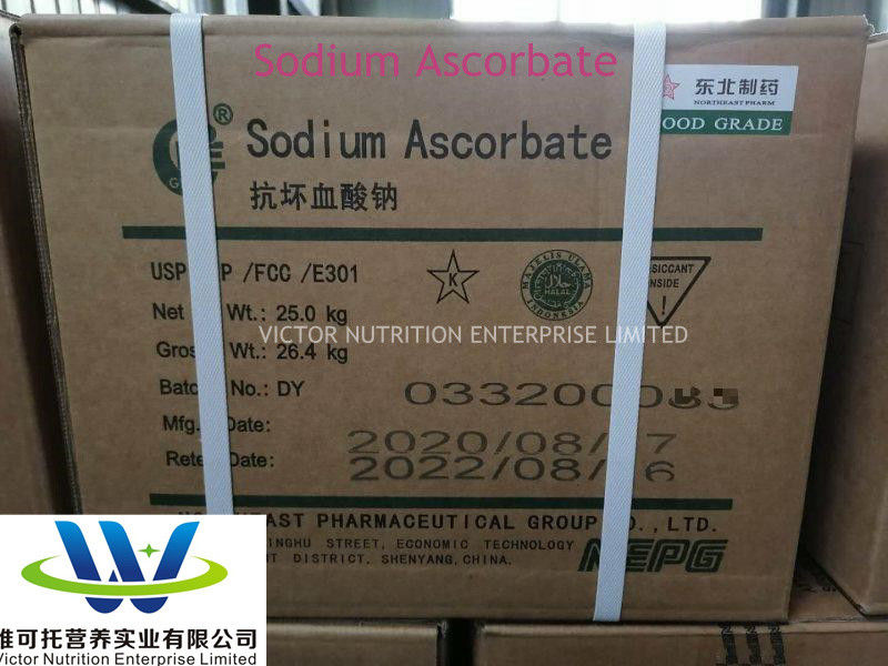 Solid Sodium Ascorbate CAS 134-03-2 Purity 99% and Solid State for Optimal Performance