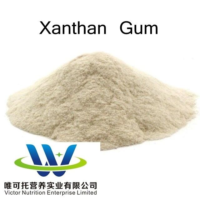Food Additive Xanthan Gum 200 Mesh with Customized Request and Shelf Life 12 Months