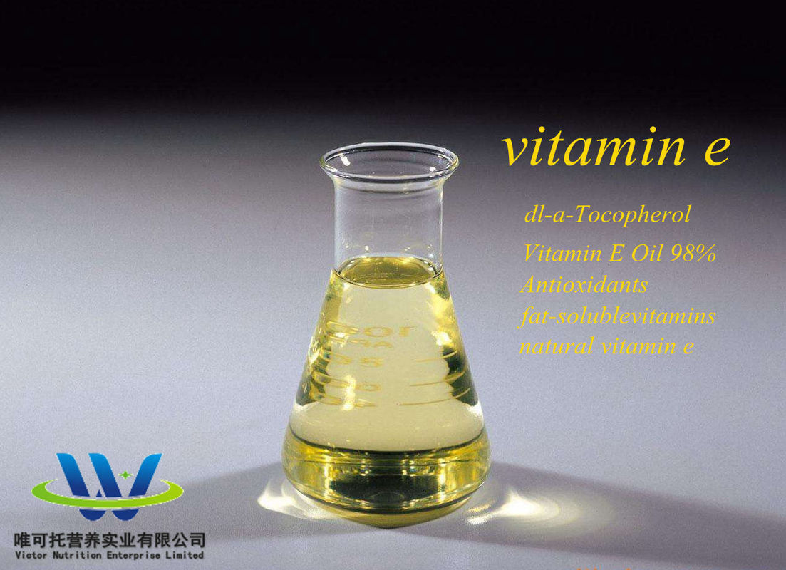 Dl-Alpha Tocopheryl Acetate Vitamin E Oil 98% for Food Additive and Customized Request