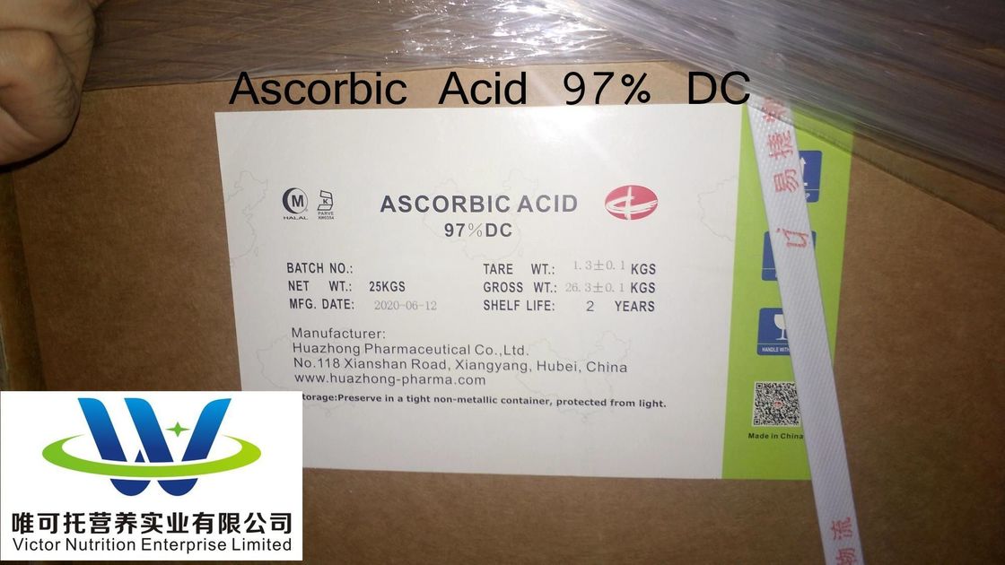 Food Additive Ascorbic Acid DC97% Vitamin C CAS No. 50-81-7 Initial Naturals Supply