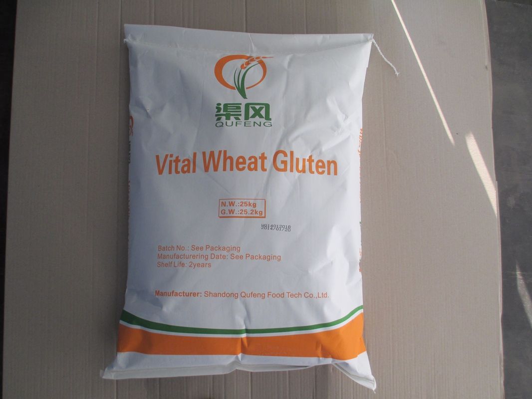 Qu Feng 's 82% Protein Vital Wheat Gluten Flour for Baking Industry Customized Request